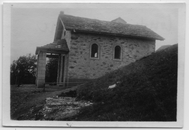 L'oratorio di Condra a lavori quasi terminati