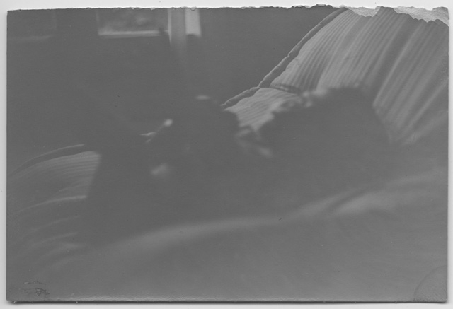 Ritratto di Gina Maria Rossi a letto