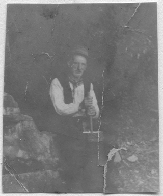 Ritratto di uomo con zangola