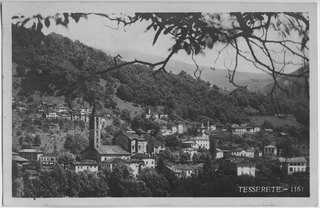 Cartolina di Tesserete con Campestro