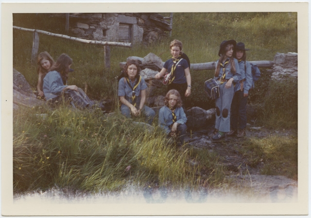 Gruppo di giovani esploratori