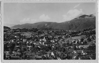 Cartolina di Tesserete con Sala Capriasca viste da Lopagno