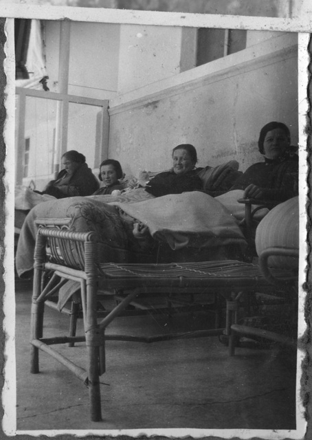 Gruppo di pazienti ricoverate in ospedale