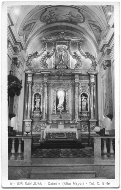 Altare della cattedrale di San Juan
