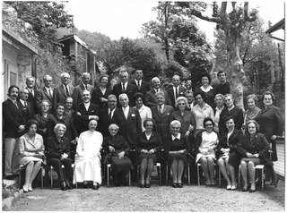 Ritratto di gruppo durante il primo raduno dei cugini Banfi