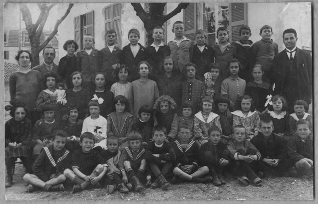 Ritratto della classe del maestro Alfredo Storni