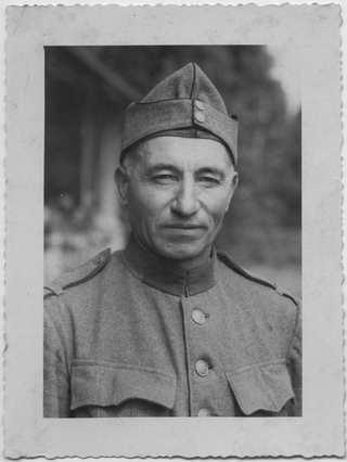 Umberto Giovannini in divisa militare