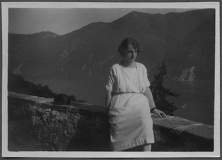 Ritratto di Rina Vassalli a Castagnola