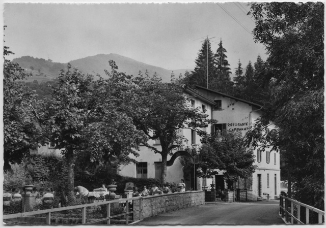 Cartolina del Ristorante Campana a Maglio di Colla