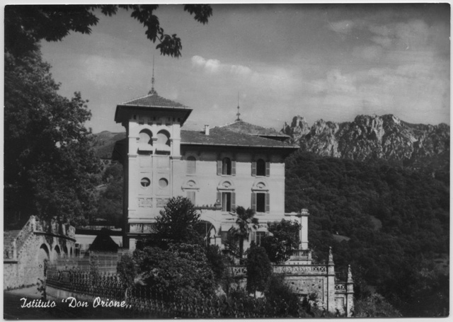 Cartolina dell'Istituto Don Orione a Lopagno