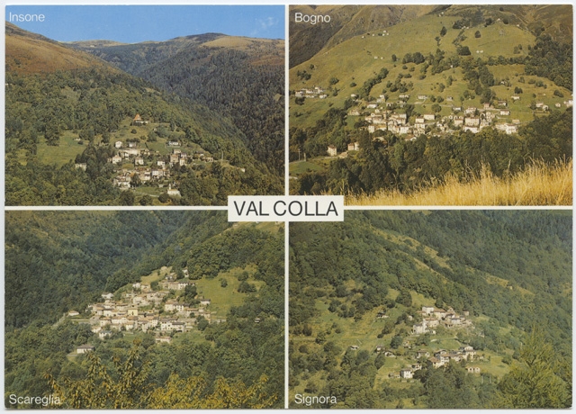 Cartolina della Val Colla