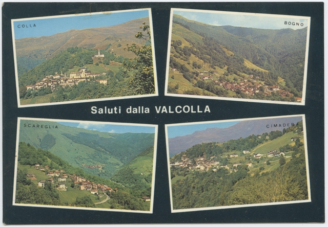 Cartolina della Val Colla