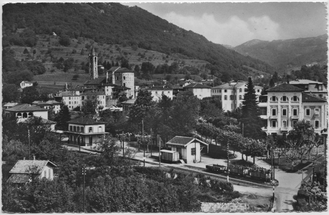 Cartolina della stazione di Tesserete