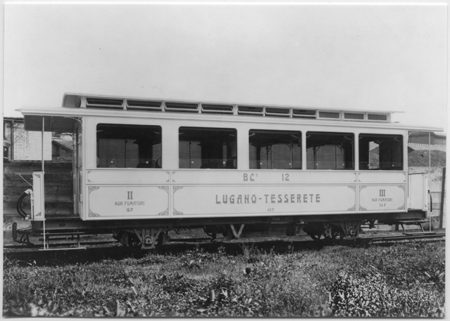 Cartolina della ferrovia Lugano-Tesserete