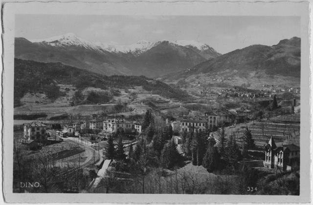 Cartolina di Dino con vista sulla Capriasca