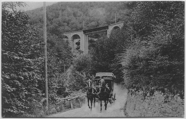 Cartolina della ferrovia Lugano-Tesserete