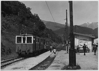 Cartolina della ferrovia Lugano-Tesserete