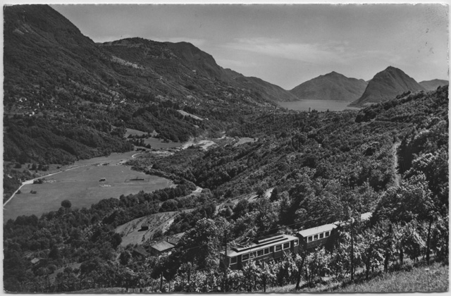 Cartolina della ferrovia Lugano-Tesserete