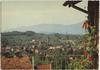 Cartolina di Tesserete con Sala Capriasca