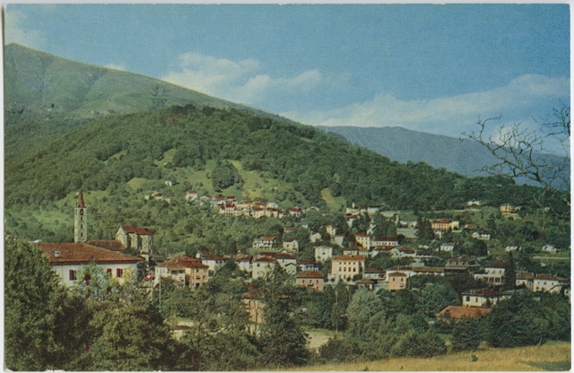 Cartolina di Tesserete con Campestro