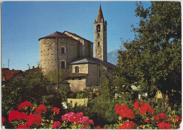 Cartolina della chiesa S. Stefano di Tesserete