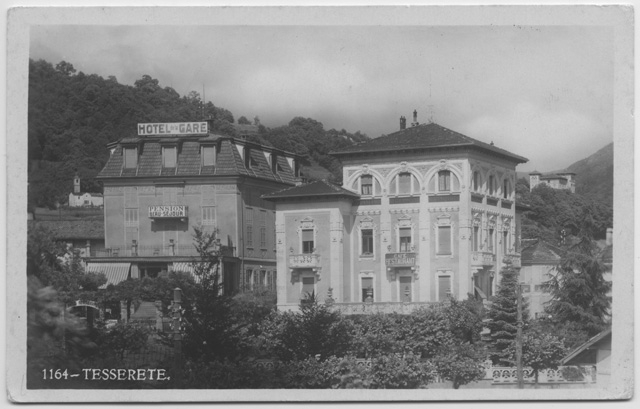 Cartolina dell'Albergo Tesserete