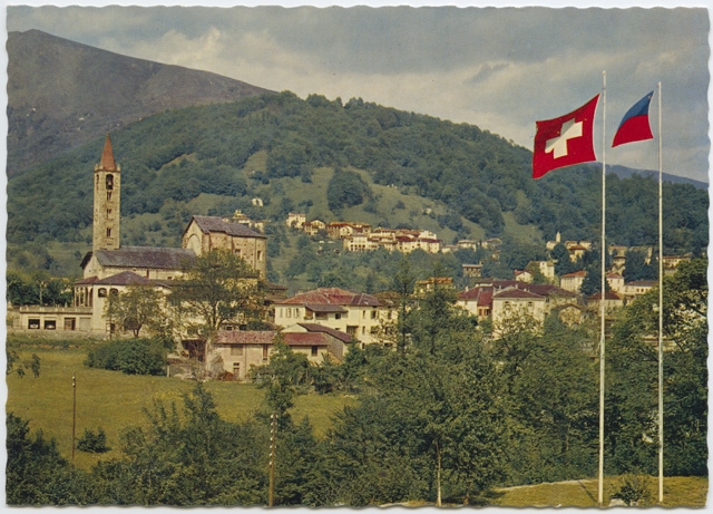 Cartolina di Tesserete e Campestro