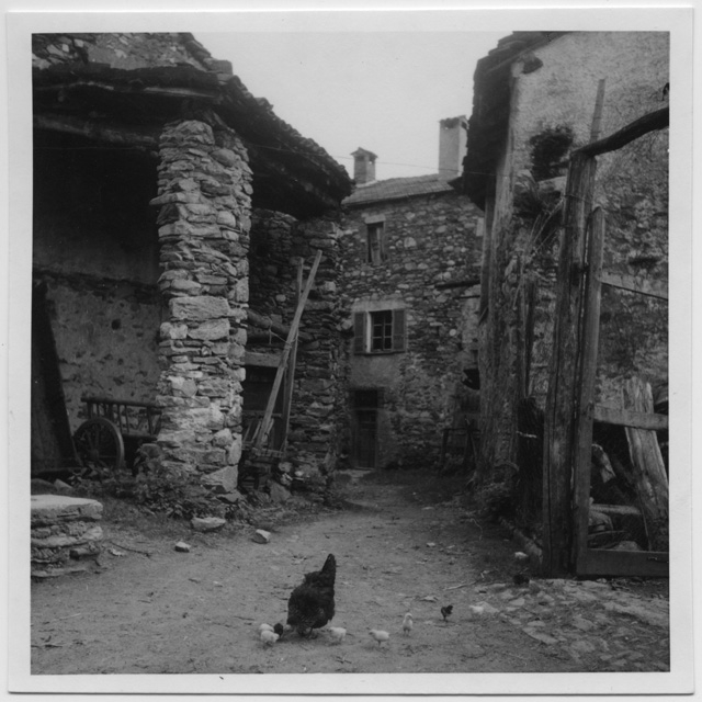 Un cortile di Sala Capriasca