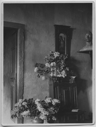 Interno della casa di Mario Bernasconi