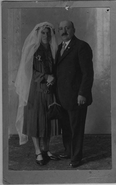 Ritratto di Adele Borrini e marito