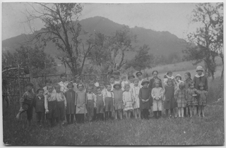 Alunni della scuola elementare di Vaglio