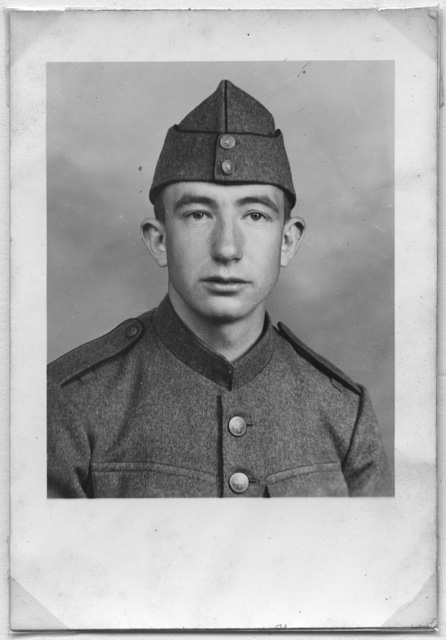 Ugo Gianini in divisa militare