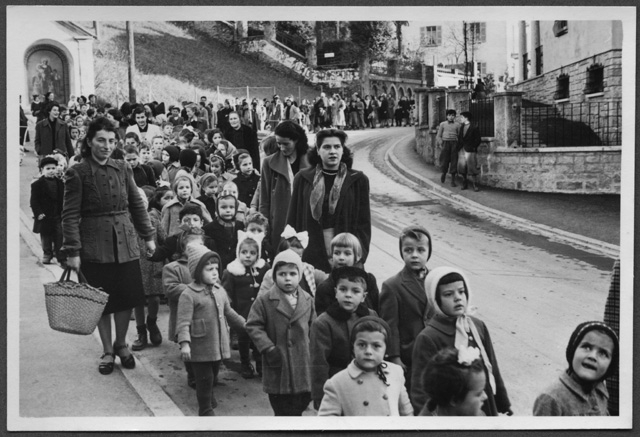 Corteo dei bambini al carnevale di Tesserete