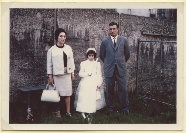 Elena Giovannini in occasione della Prima Comunione a Basilea