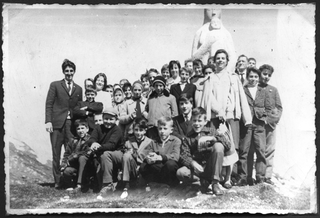 Alunni delle scuole medie di Tesserete in gita sul Passo del Lucomagno