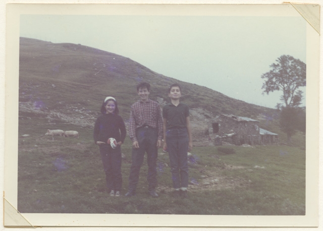 Silvia e Fabio Giovannini con Renato Gianini all'Alpe di Pietrarossa