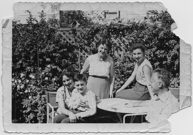 Coniugi Rene e Maria Canonica con i figli Didi e Sunny