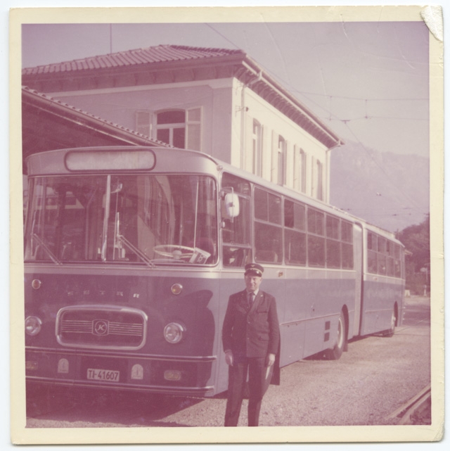 Arnoldo Moresi, capostazione a Tesserete