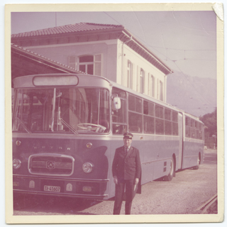 Arnoldo Moresi, capostazione a Tesserete