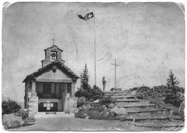 Cartolina della Mobilitazione con la Cappella San Michele