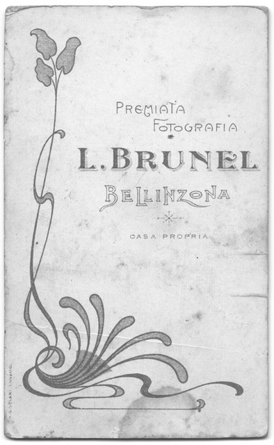 Ritratto di Carlo Moresi da Signôra, retro