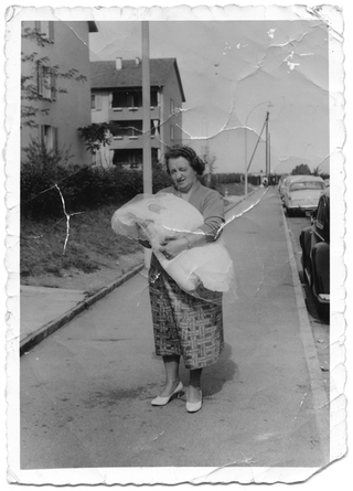 Angelina Gianini con Doris Theil a Basilea