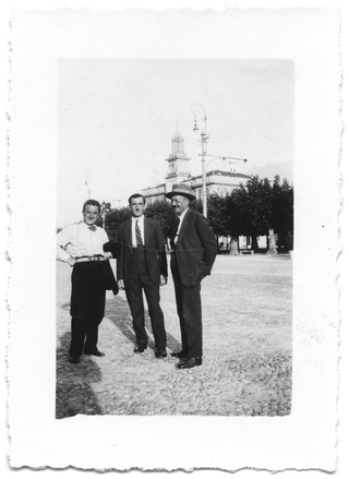 Membri del Club alpino in gita