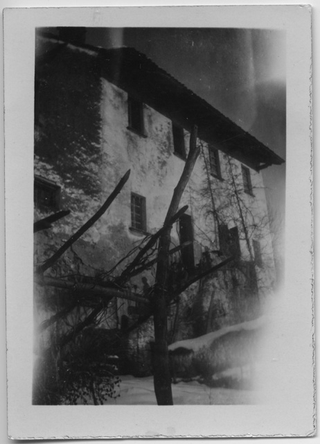 Casa di Mario Bernasconi in inverno