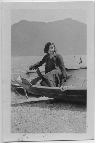 ? in barca sulle rive del lago di Lugano