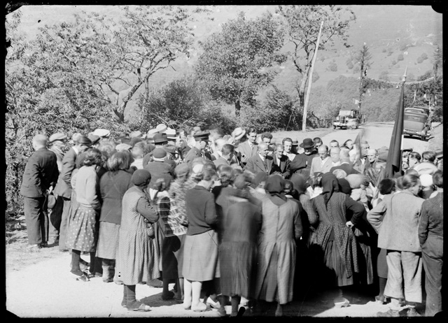 Inaugurazione della strada a Piandera