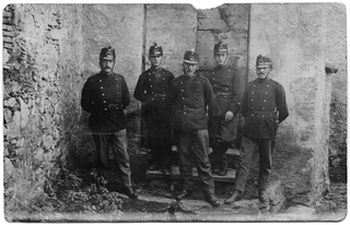 Soldati in posa a Piandera