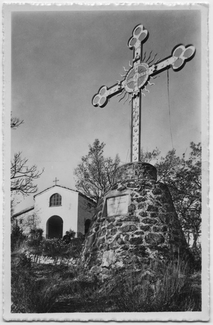 Cartolina dell'oratorio di San Bernardo di Comano
