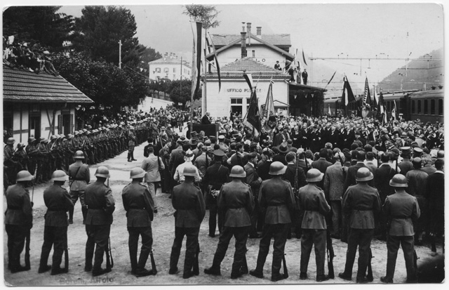 Ricevimento della bandiera ad Airolo