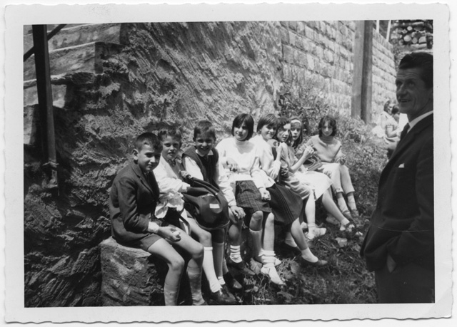 Classe scolastica in gita